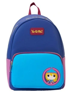 Yu-Gi-Oh! Vegan Leather Dark Magician Kids Mini Backpack 8.25x10.75in