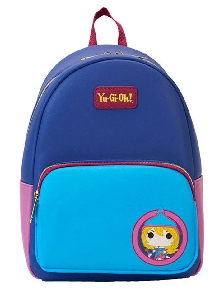 Yu-Gi-Oh! Vegan Leather Dark Magician Kids Mini Backpack 8.25x10.75in image 1