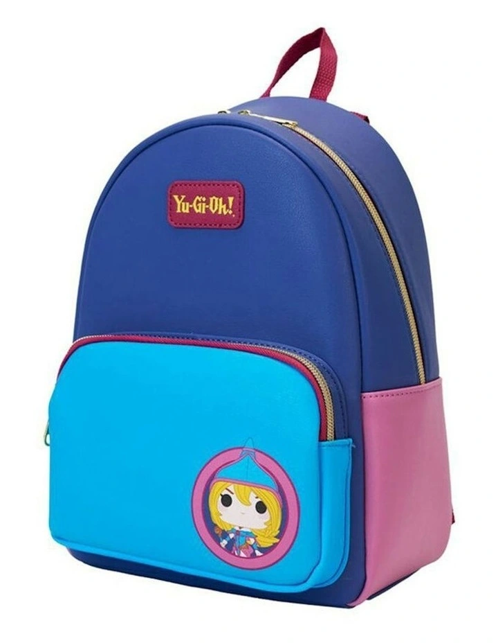 Yu-Gi-Oh! Vegan Leather Dark Magician Kids Mini Backpack 8.25x10.75in image 2