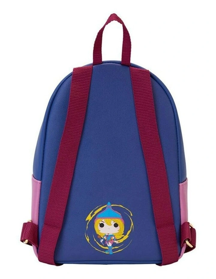 Yu-Gi-Oh! Vegan Leather Dark Magician Kids Mini Backpack 8.25x10.75in image 3