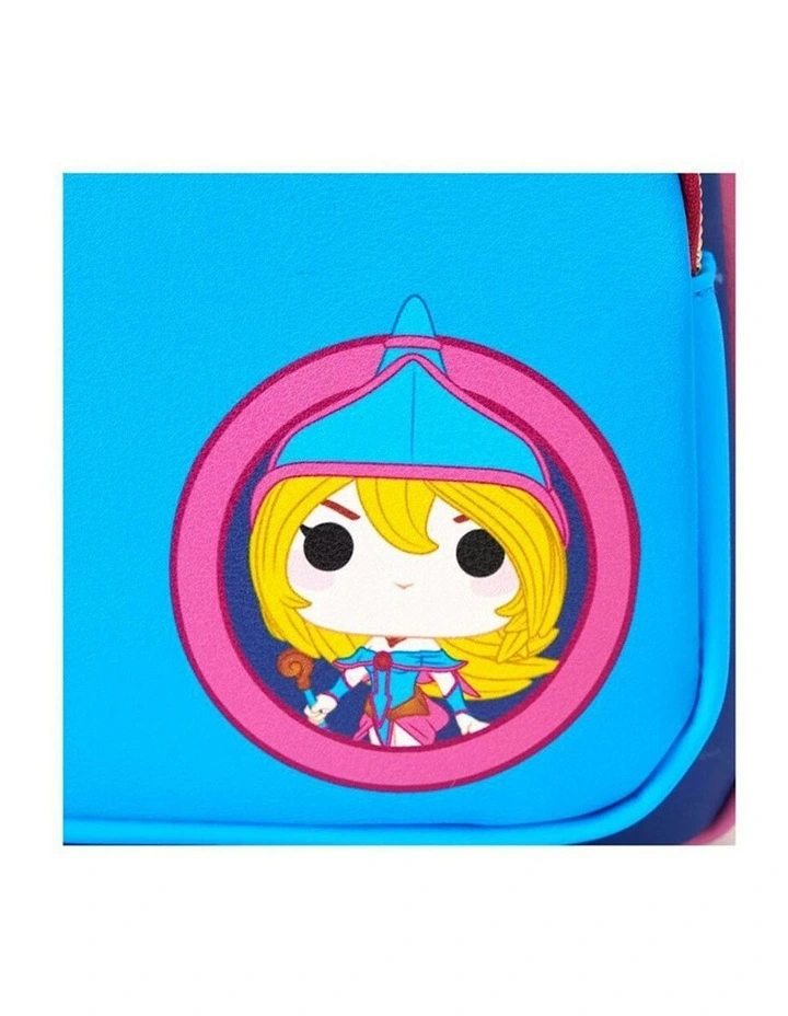 Yu-Gi-Oh! Vegan Leather Dark Magician Kids Mini Backpack 8.25x10.75in image 4