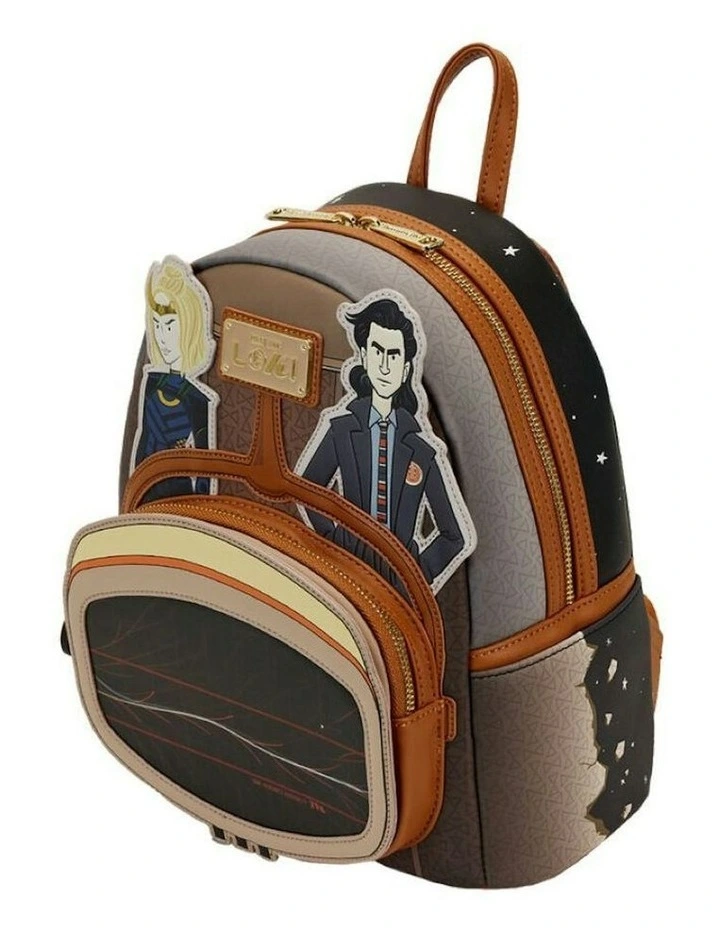 Loki TV TVA Lenticular Multiverse Mini Backpack Kids/Children Bag image 2