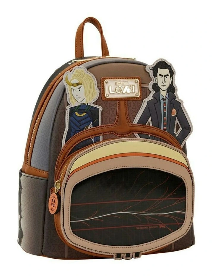 Loki TV TVA Lenticular Multiverse Mini Backpack Kids/Children Bag image 3