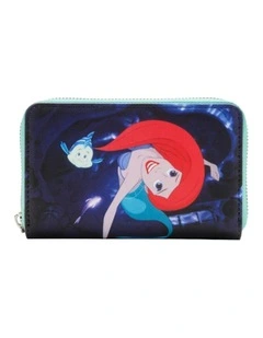 The Little Mermaid 1989 Princess Scenes Zip Purse Wallet 4