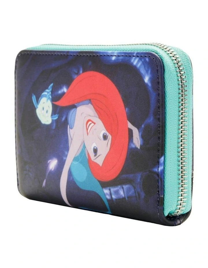 The Little Mermaid 1989 Princess Scenes Zip Purse Wallet 4 image 2