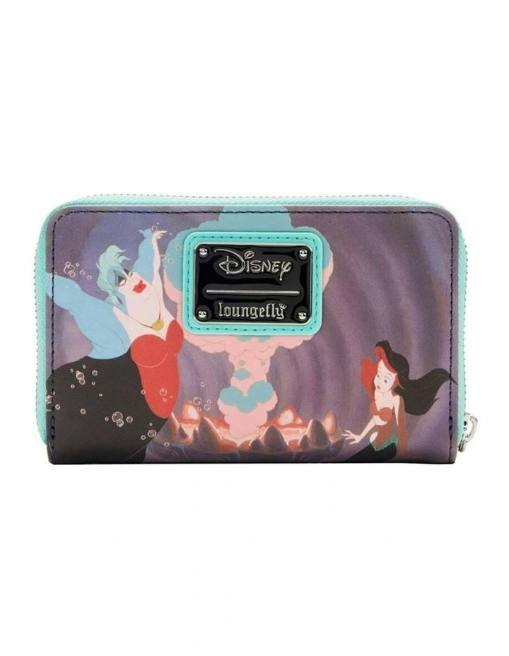The Little Mermaid 1989 Princess Scenes Zip Purse Wallet 4 image 3