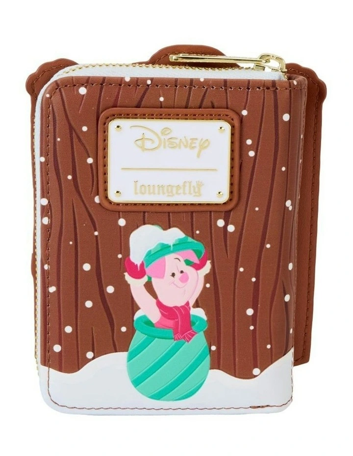 Loungefly Winnie The Pooh & Friends Holiday Scene Zip Wallet Money Organiser image 3