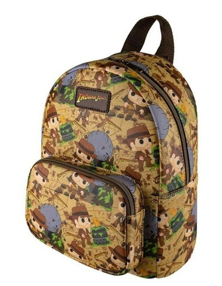 Indiana Jones Raiders of the Lost Ark Art Mini Backpack 9x10.5in image 2