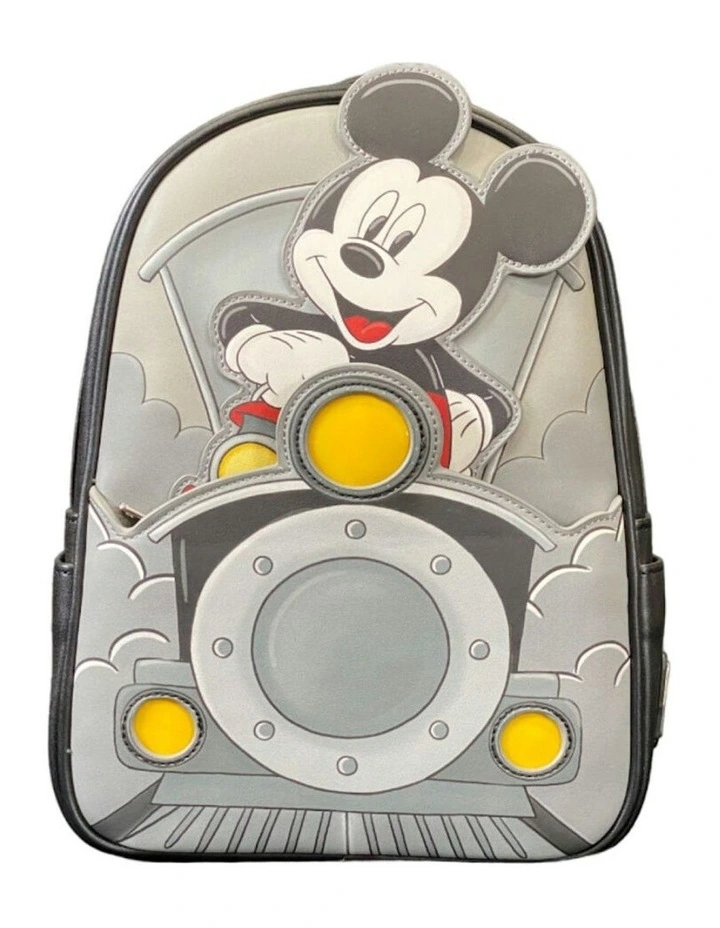 Disney Mickey Train Conductor Backpack 23x27cm 12y  image 1
