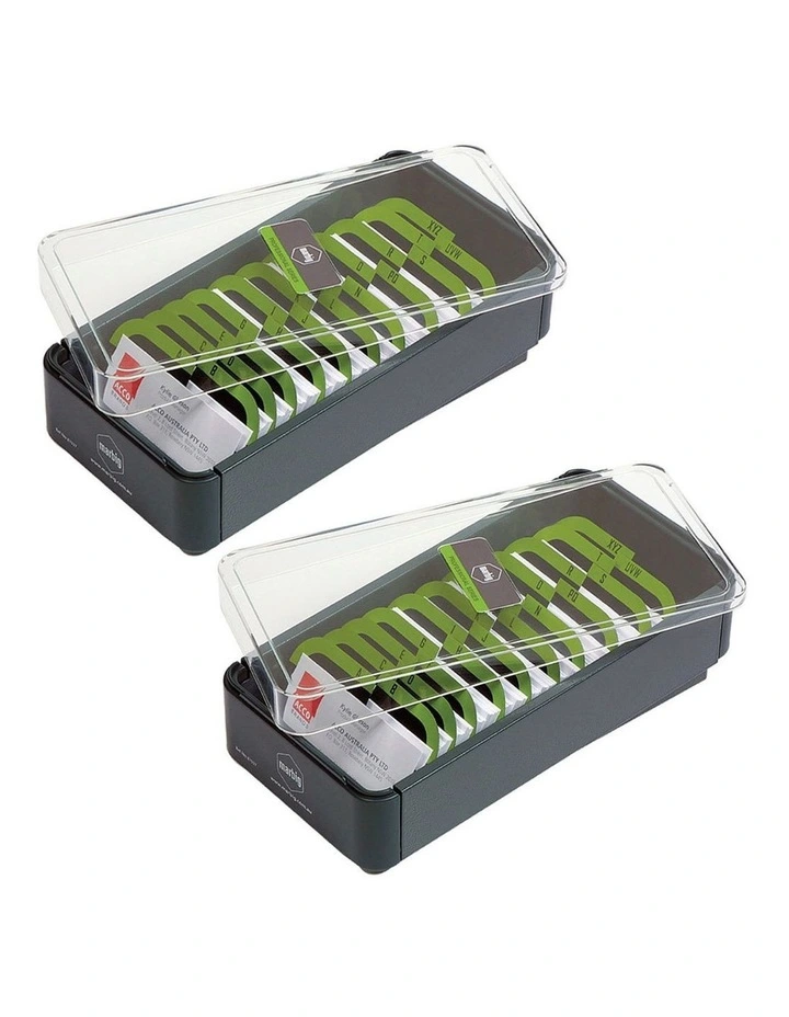 Marbig Business Card Filing Box image 2