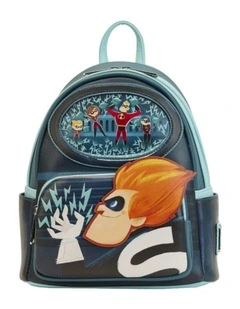 The Incredibles Syndrome Glow Unisex Mini Backpack Bag 9x10.5in