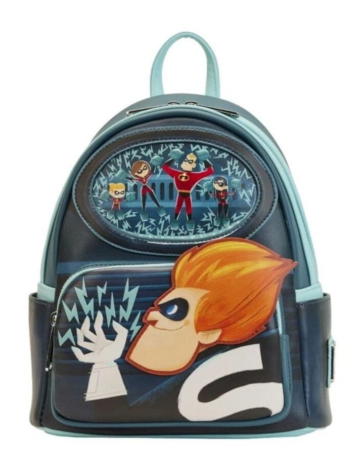 The Incredibles Syndrome Glow Unisex Mini Backpack Bag 9x10.5in image 1