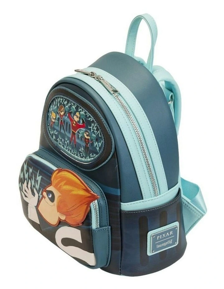 The Incredibles Syndrome Glow Unisex Mini Backpack Bag 9x10.5in image 4