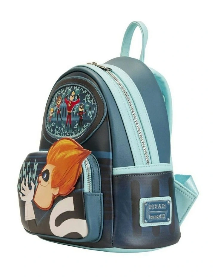 The Incredibles Syndrome Glow Unisex Mini Backpack Bag 9x10.5in image 5