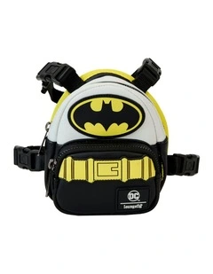 Vegan Leather Batman 85th Anniversary Mini Backpack Harness Small