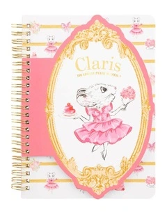 Claris the Chicest Mouse in Paris - Claris A5 Layered Notebook - Stationery