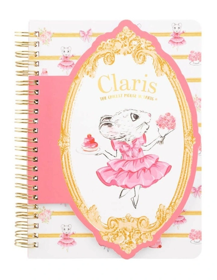 Claris the Chicest Mouse in Paris - Claris A5 Layered Notebook - Stationery image 1