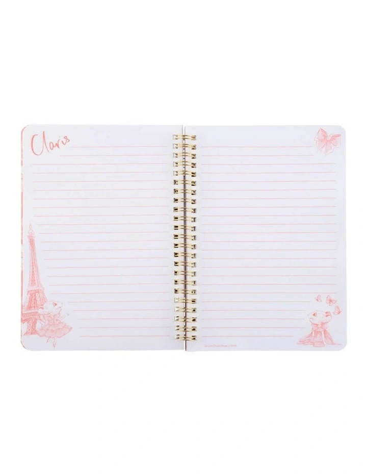Claris the Chicest Mouse in Paris - Claris A5 Layered Notebook - Stationery image 4