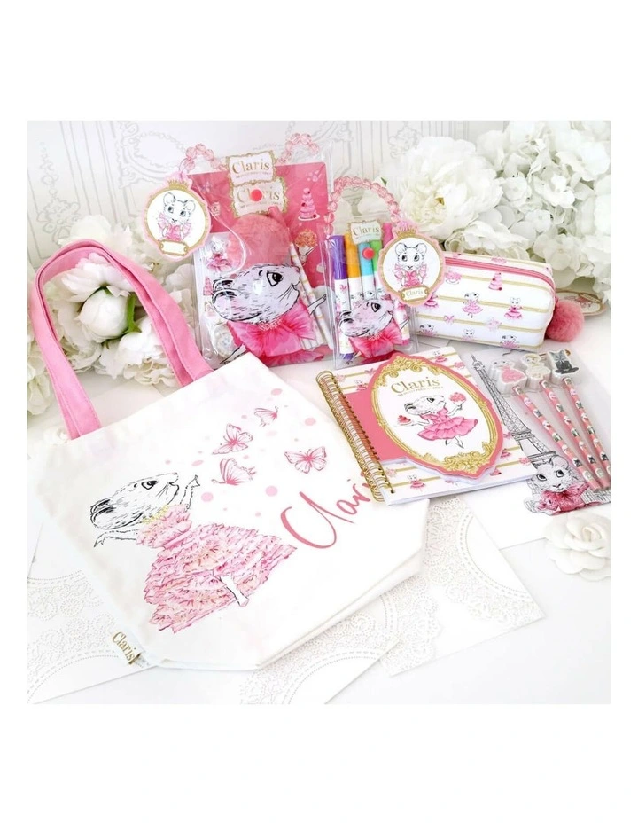 Claris the Chicest Mouse in Paris - Claris Pencil Set with Eraser Toppers - Stationery image 6