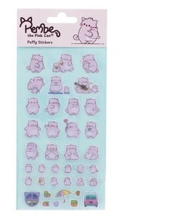 Pembe - Puffy Sticker Sheet (Pack of 12) Stationery - 3 years 