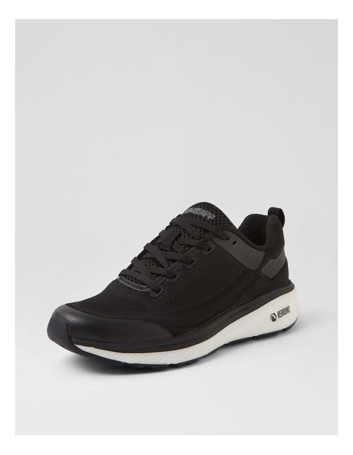 Lasser Senior G Black White Knit Sneakers image 2