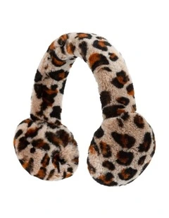 Ugg Kids Sheepskin Earmuff Leopard