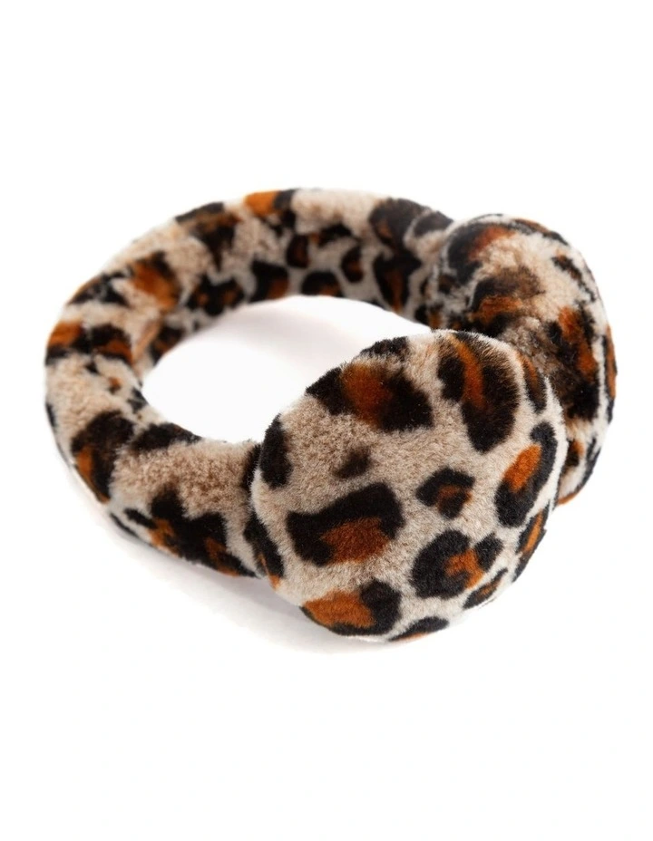 Ugg Kids Sheepskin Earmuff Leopard image 2