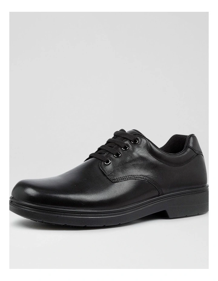 Roar Senior E Black Leather Lace Up Shoes image 2
