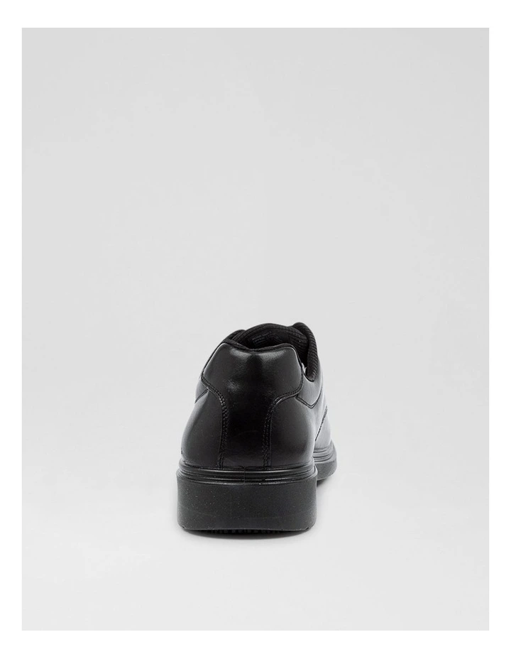 Roar Senior E Black Leather Lace Up Shoes image 4