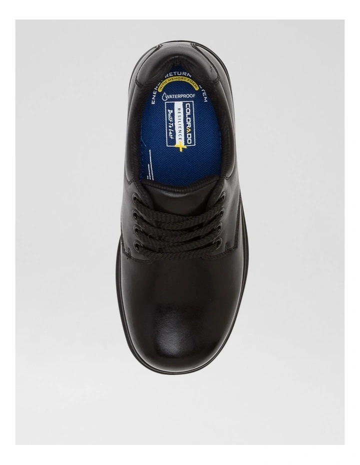 Roar Youth E Black Leather Lace Up Shoes image 5
