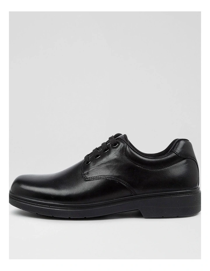 Roar Senior C Black Leather Lace Up Shoes image 1