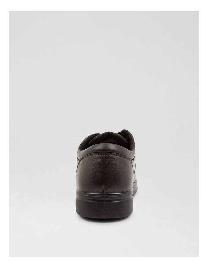 Solace Junior Matte Brown Leather Lace Up Shoes image 4