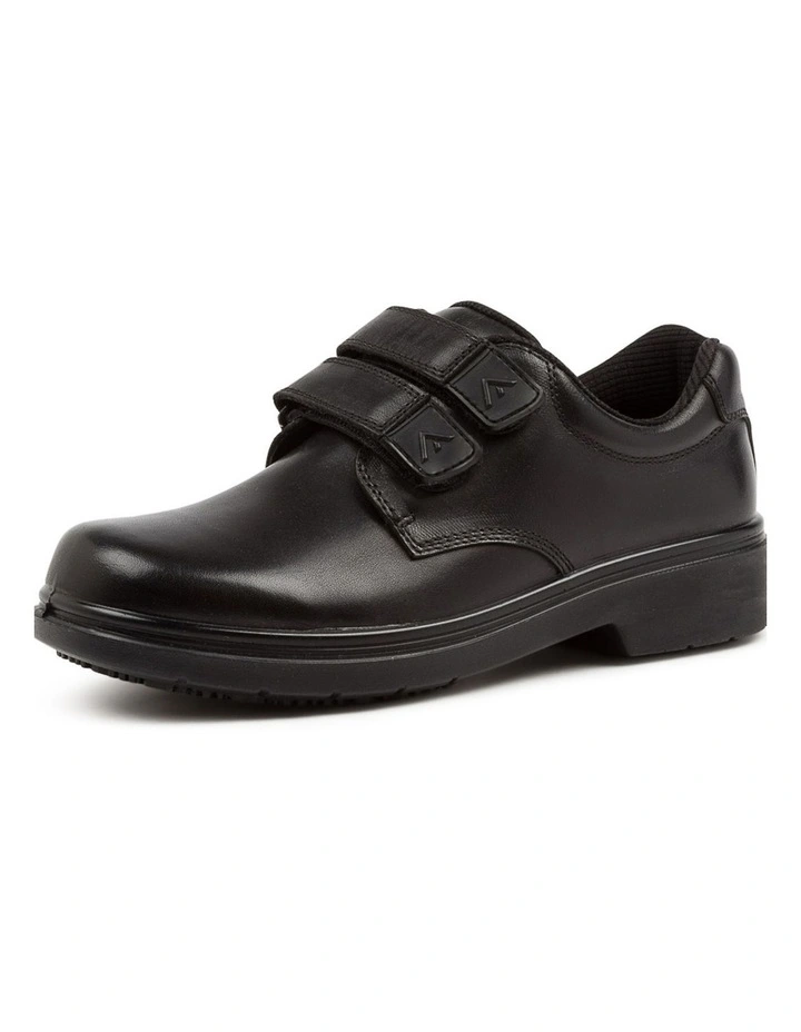 Roar Junior E Black Leather Adjustable Shoes image 2
