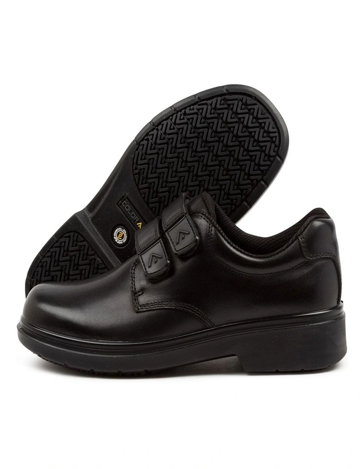 Roar Junior E Black Leather Adjustable Shoes image 4