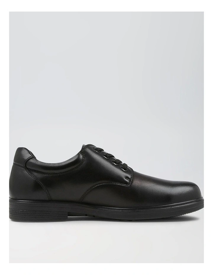 Daze Senior E Black Leather Lace Up Shoes image 1