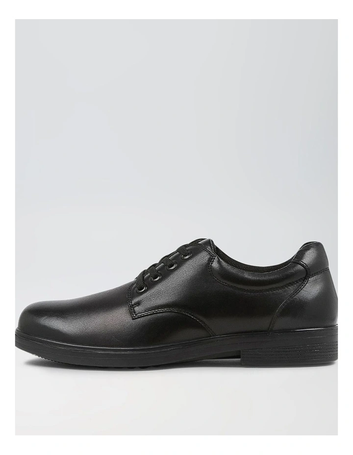 Daze Senior E Black Leather Lace Up Shoes image 3