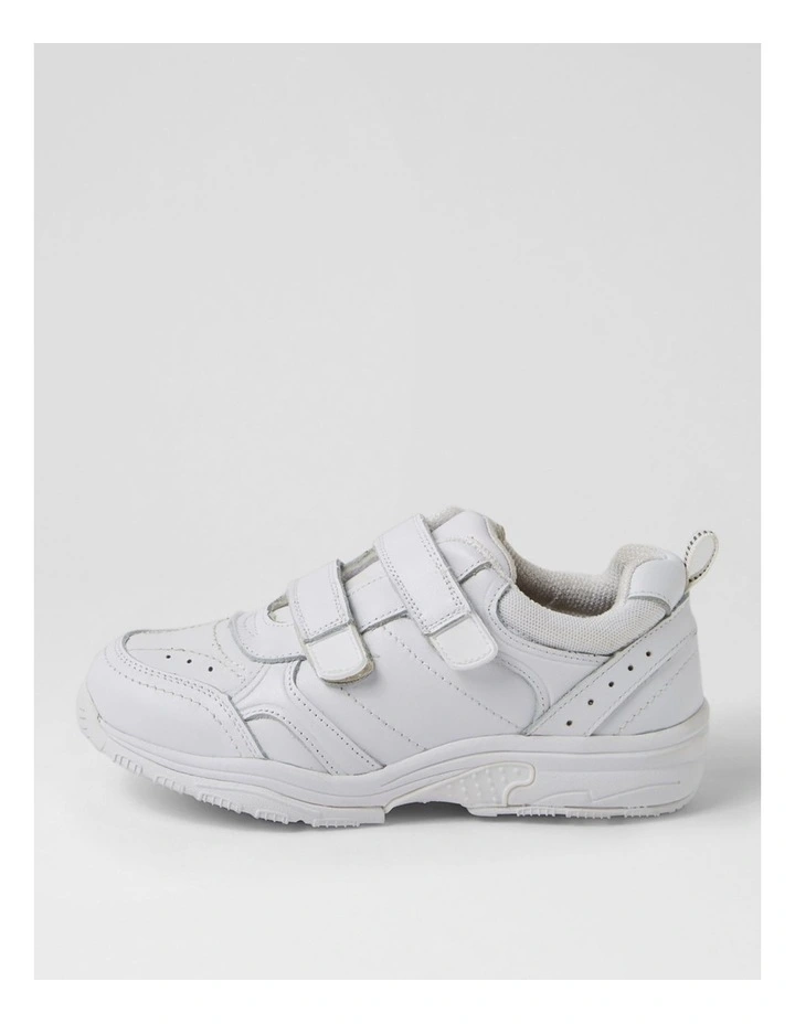 Hype Junior Adjustable E White Leather Sneakers image 1