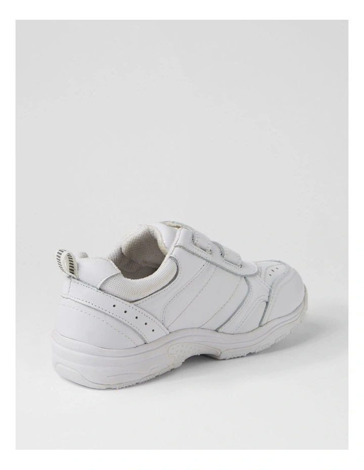 Hype Junior Adjustable E White Leather Sneakers image 3