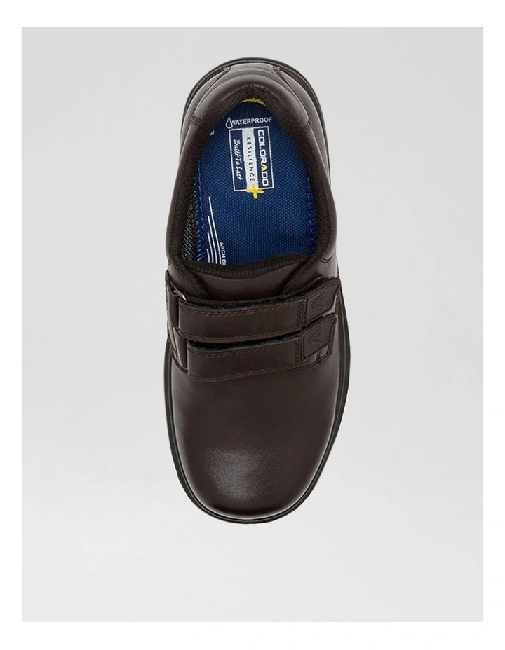 Roar Junior E Brown Leather Adjustable Shoes image 5