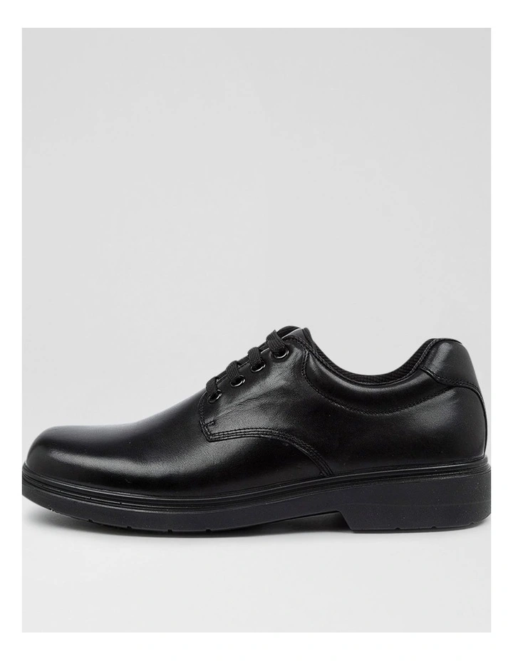 Roar Senior F Black Leather Lace Up Shoes image 1