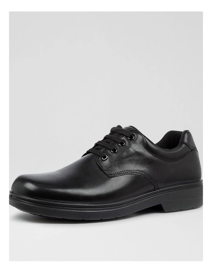 Roar Senior F Black Leather Lace Up Shoes image 2