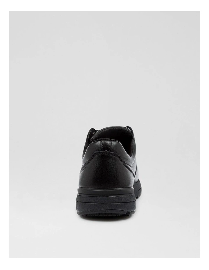 Renegade Senior Black Leather Lace Up Shoes image 4