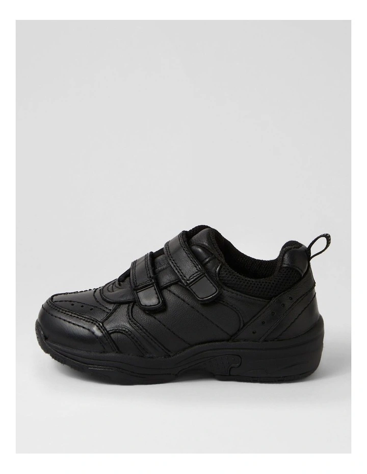 Hype Junior Adjustable D Black Leather Sneakers image 1