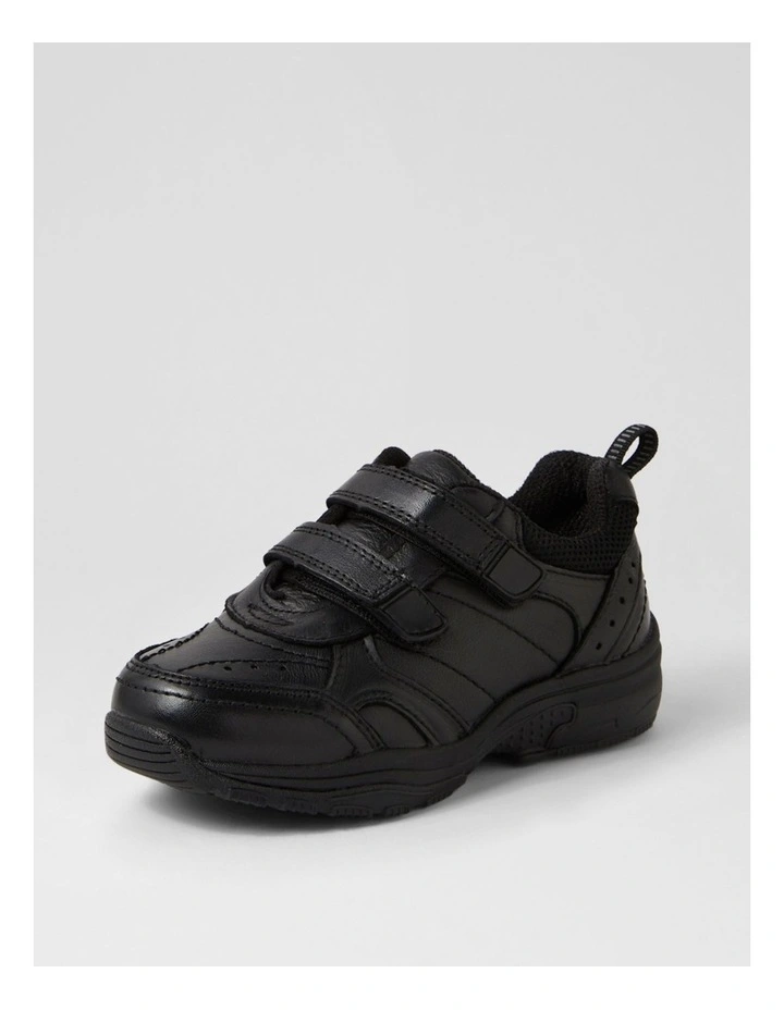Hype Junior Adjustable D Black Leather Sneakers image 2