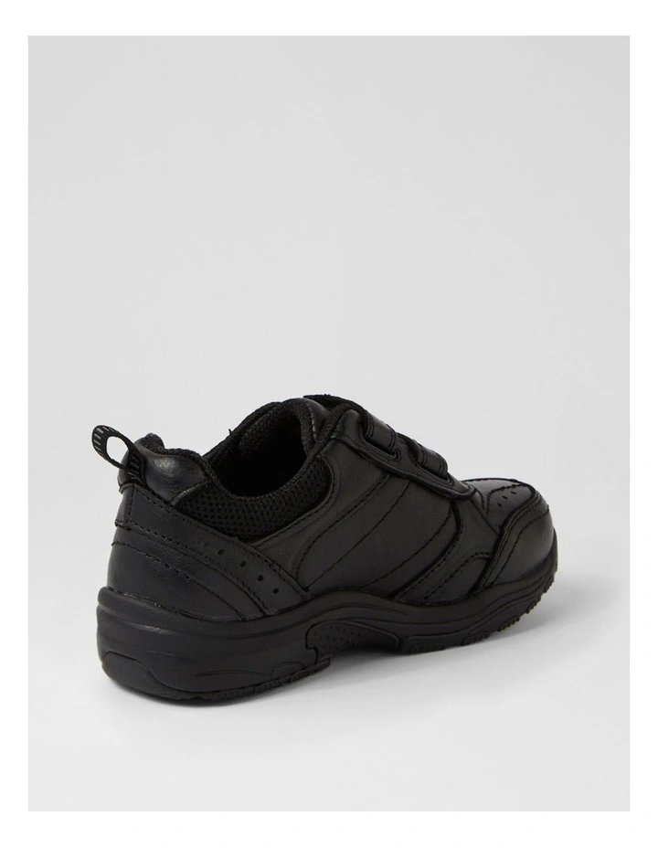 Hype Junior Adjustable D Black Leather Sneakers image 3