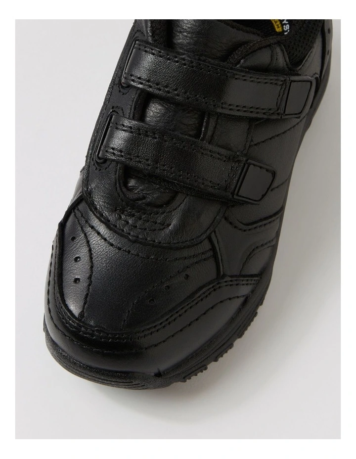 Hype Junior Adjustable D Black Leather Sneakers image 4
