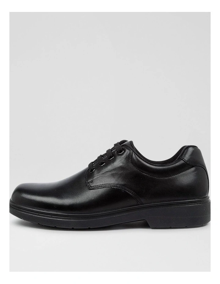 Roar Youth D Half Black Leather Lace Up Flats image 1