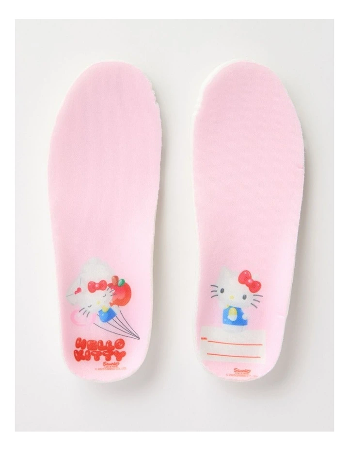 Hello Kitty Summer Junior E Black Leather Flat Shoes image 6