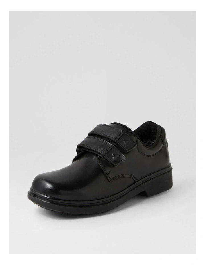Roar Junior D Black Leather Adjustable Shoes image 2