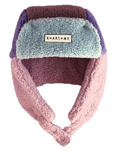 Kids Trapper Hats - Pink/Lilac